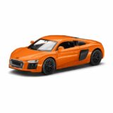 Инерционная модель Audi R8, Solar Orange, 1:38
